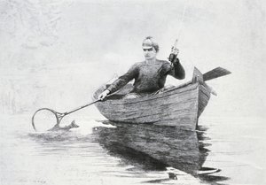 Pêche à la mouche sur le lac Saranac